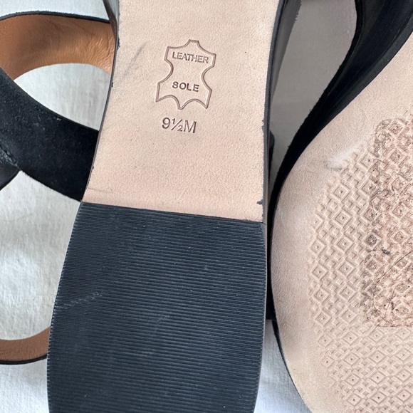 Brand New Tory Burch Mini Benton Sandal Wedge Sandals w/ Backstrap Size 40 Black - Picture 7 of 9